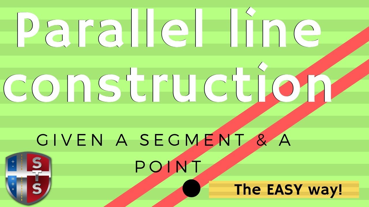 How to construct a parallel line through a point