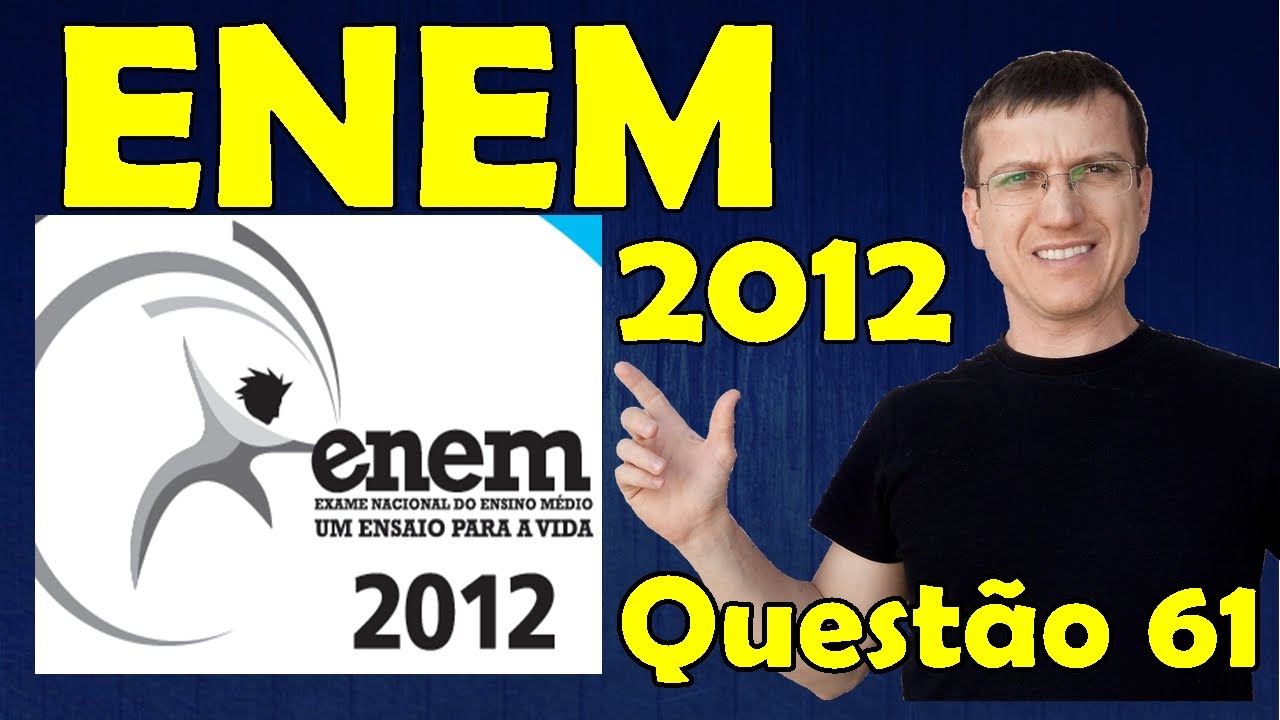 61 - ENEM 2012 - Física - Eletricidade - Questão 61 resolvida (Caderno Azul) - Prof. Marcelo Boaro