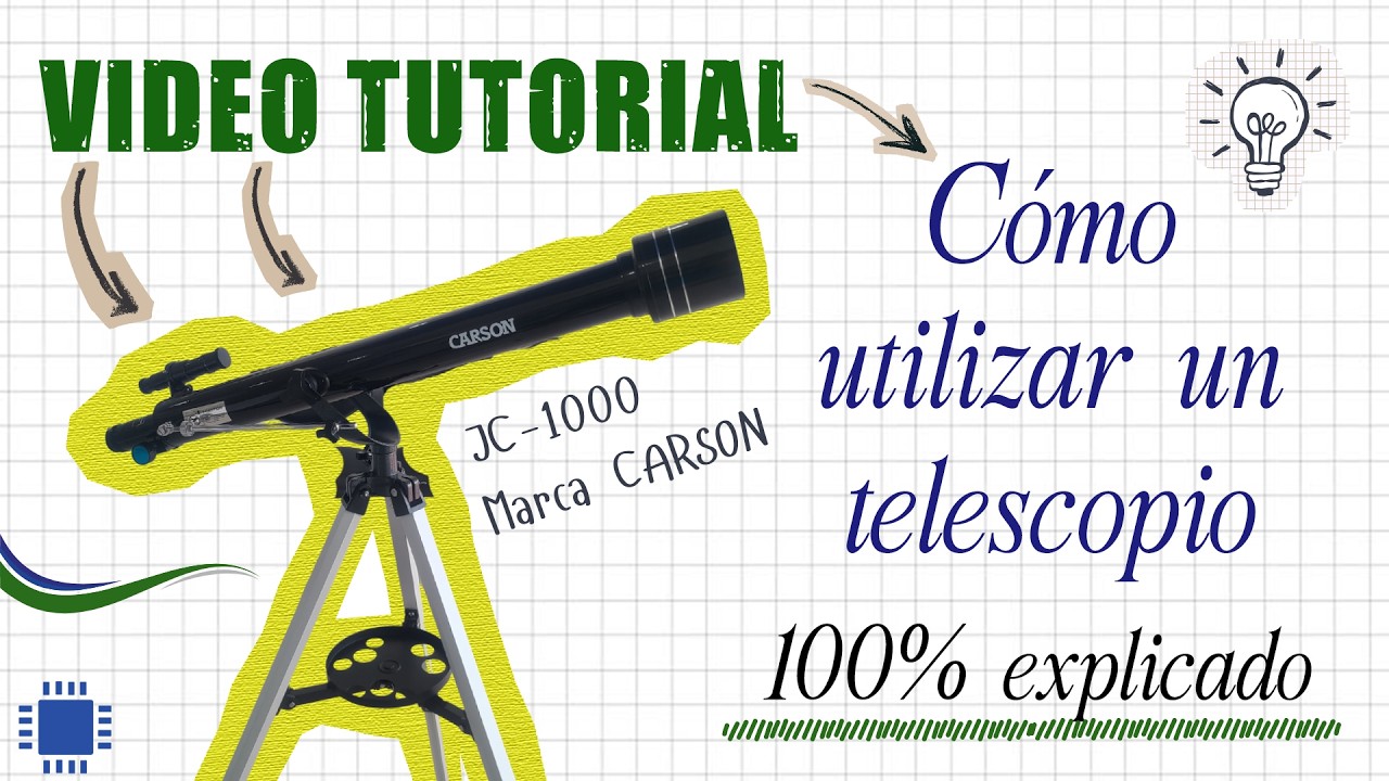 CÓMO UTILIZAR UN TELESCOPIO - TUTORIAL 100% EXPLICADO