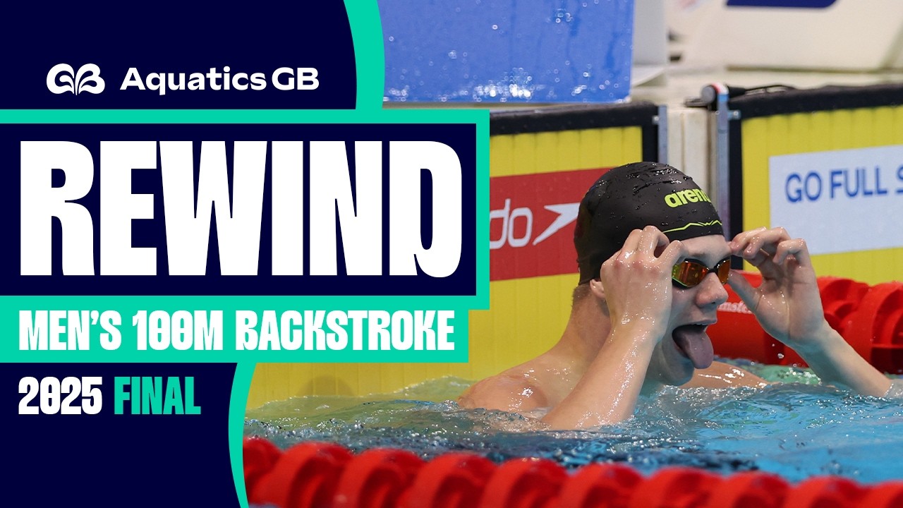 World Champs Secured ✅ | Men’s Para 100m Backstroke Final | AGB Swimming Championships 2025