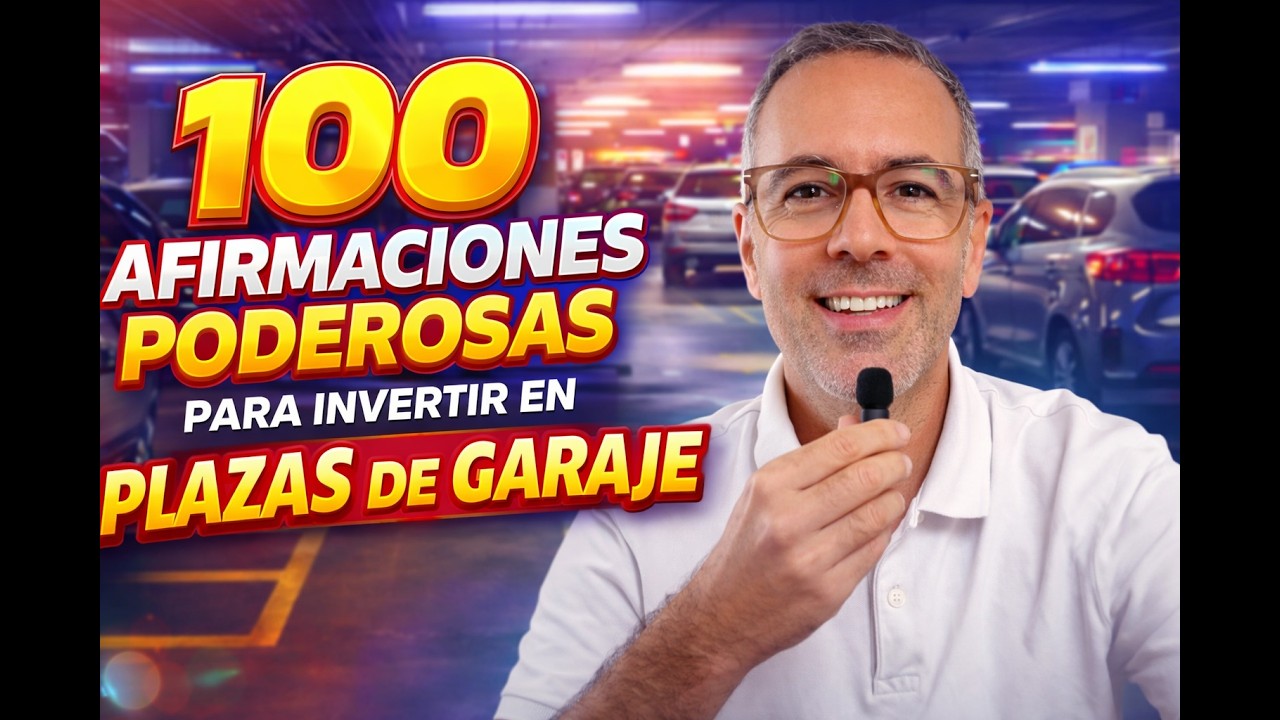 100 AFIRMACIONES PODEROSAS PARA INVERTIR EN PLAZAS DE GARAJE - ATRAER RIQUEZA Y ABUNDANCIA A TU VIDA
