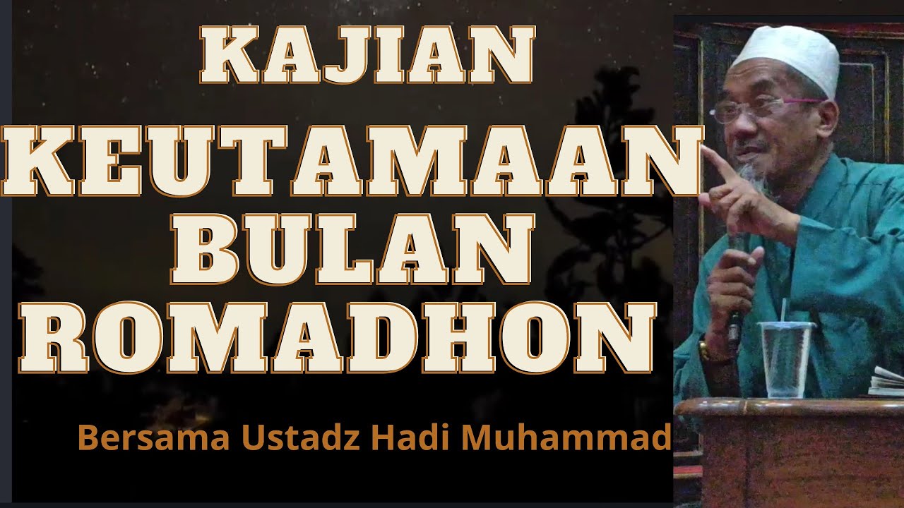 Buulan Romadhon lebih utama dari bulan-bulan yang lain karena Al Qur'an