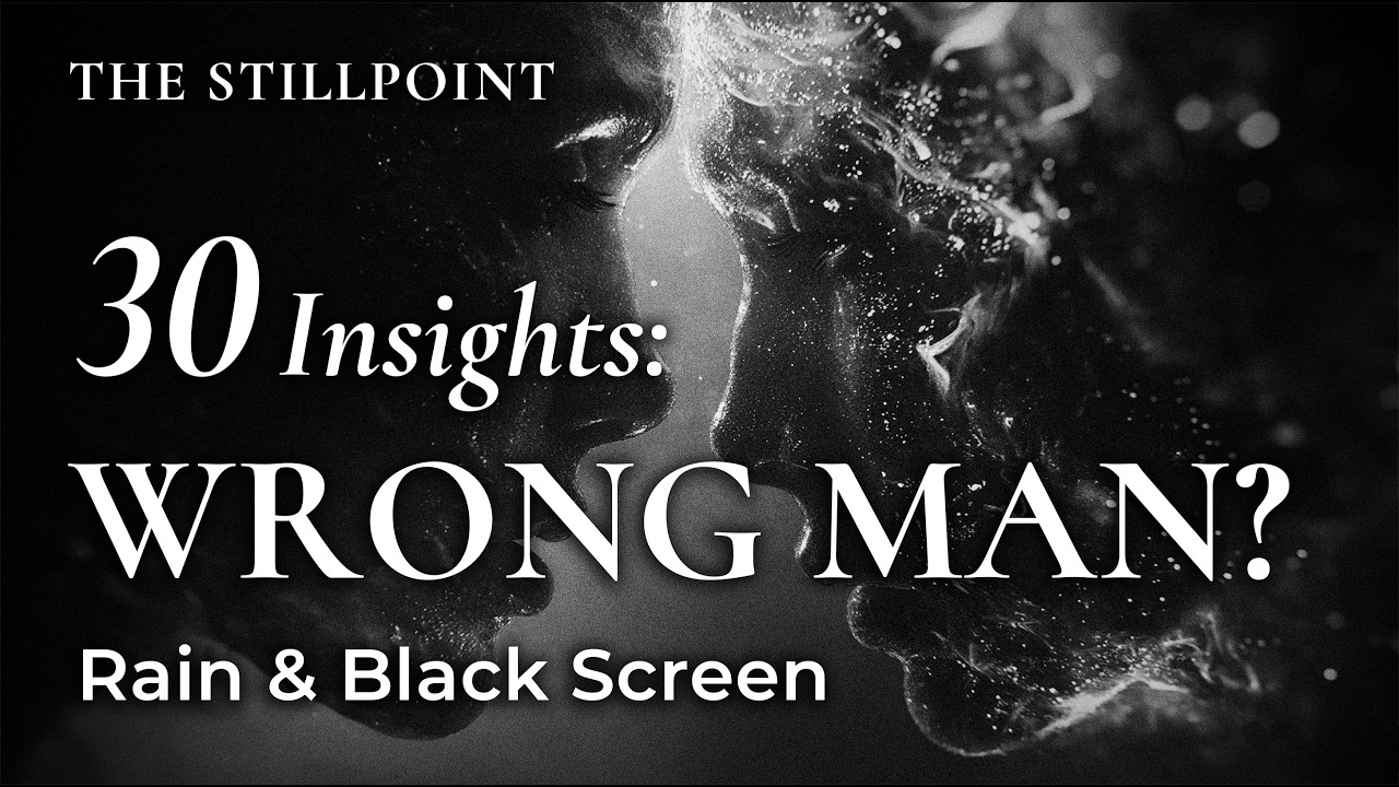 Heal Your Relationship Patterns While You Sleep | Jungian | Black Screen Rain Sounds