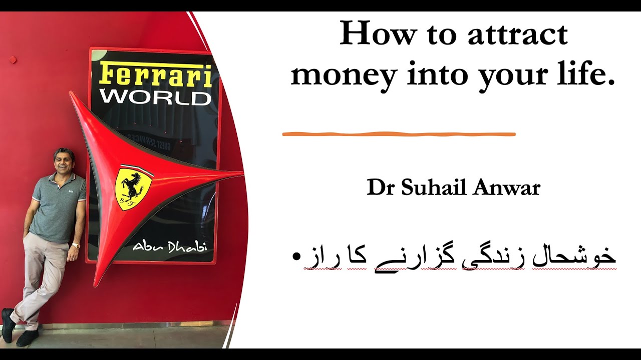 How to attract money into your life. |in Urdu|. Dr Suhail Anwar