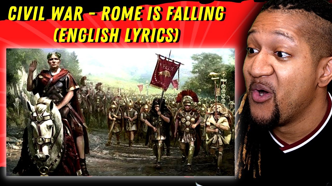 WHAT A VOICE! | Reaction to Civil war - Rome is falling (English Lyrics)