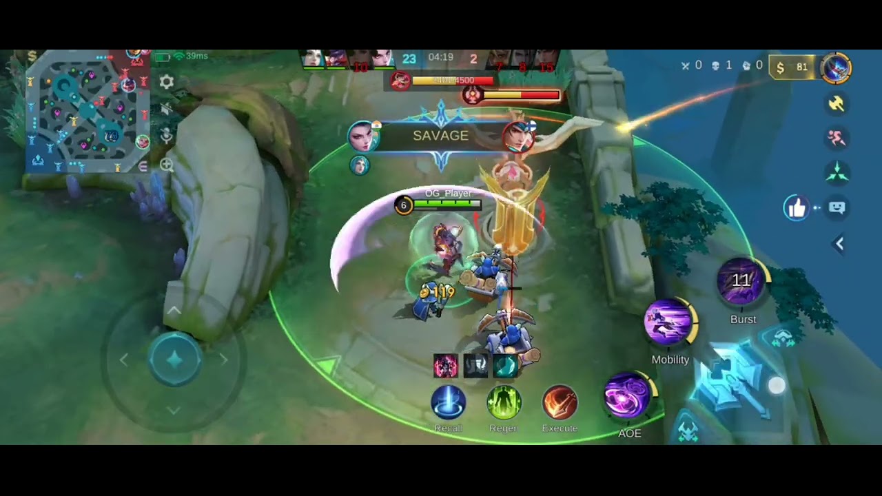 Moba Legends 5v5 Gameplay under 7 minutes 👍💯👹