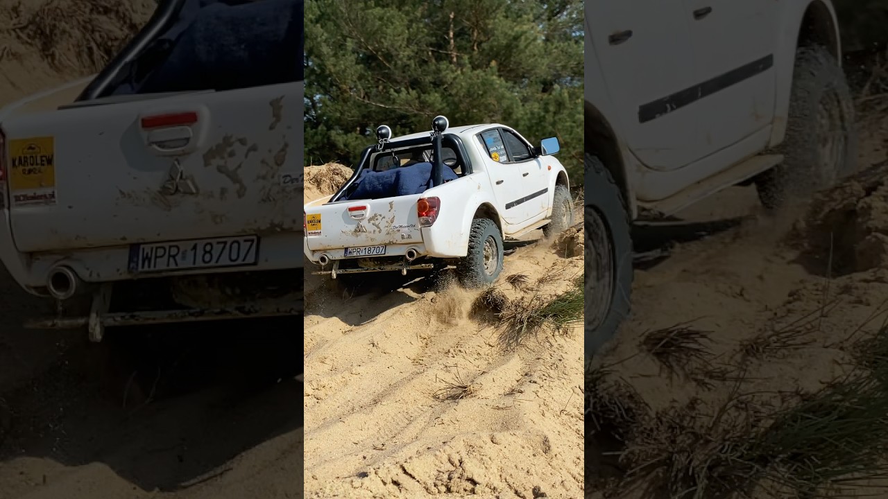 RC Mitsubishi L200 4x4 | Ostry podjazd pod g&oacute;rę | Model 1:10
