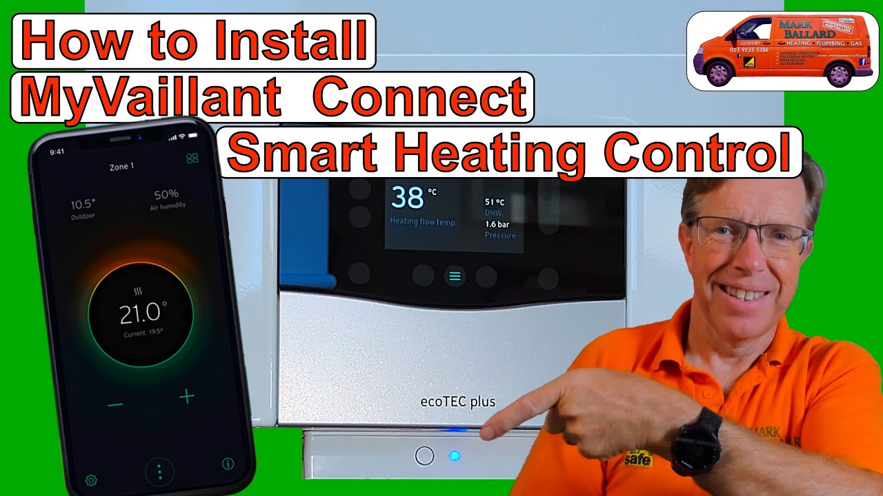 Как установить MyVaillant Connect + систему интеллектуального управления отоплением SensoROOM: пл...