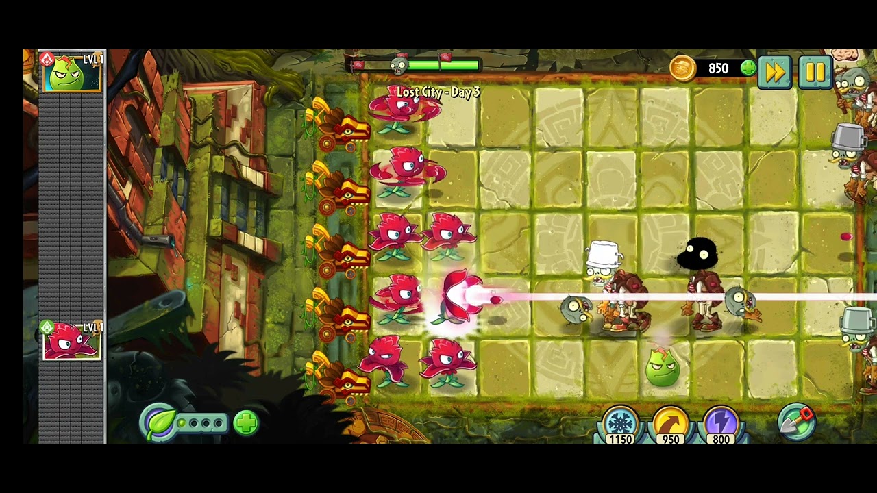 Plants Vs zombies 2: lost city 