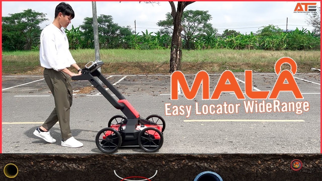 MALÅ Easy Locator WideRange ค้นหาสาธารณูปโภคที่เป็นโลหะและอโลหะที่ฝังอยู่ | Asia Testing