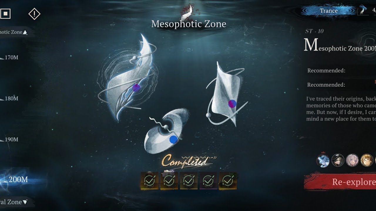(F2P) Mesophotic Zone 200M Cleared | Reverse 1999: Reveries in The Rain - Depths of Myth