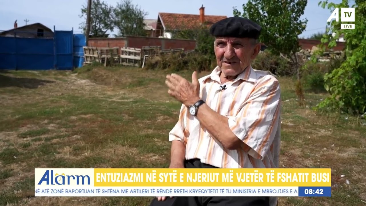 Entuziazmi në sytë e njeriut më të vjetër të fshatit Busi