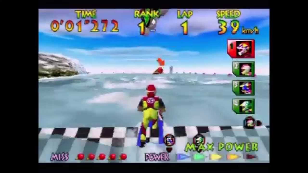 Wave Race 64 - Reverse Championship (Actual N64 Capture)
