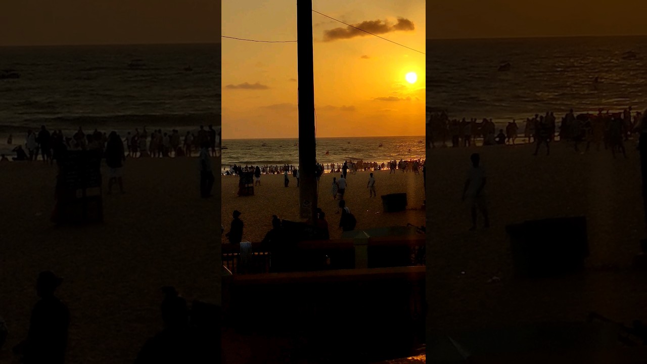 Perfect Sunset view🌇|| Goa Calangute Beach ||Best sunset view#goa