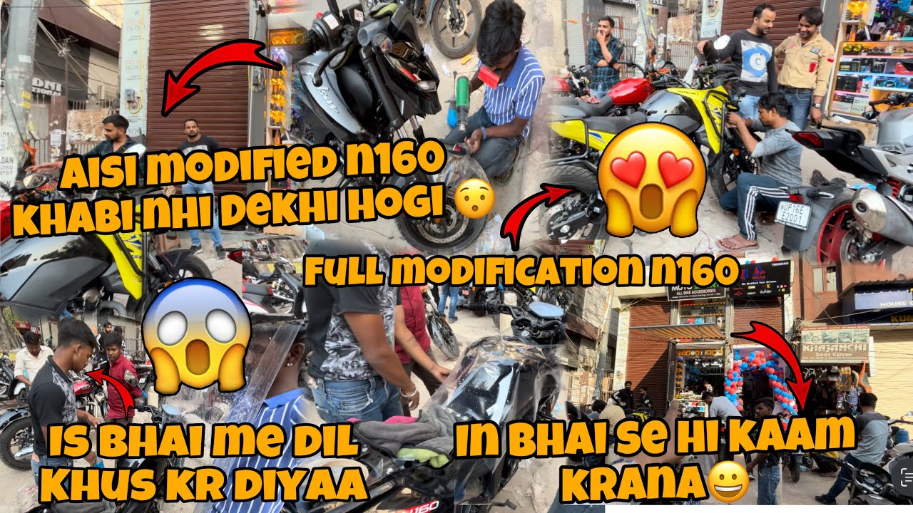 AISI MODIFIED PULSAR n160 KHABI NHI DEKHI HOGI😳😯#pulsar #pulsar220 #pulsarn160 #minivlog #vlog #n160