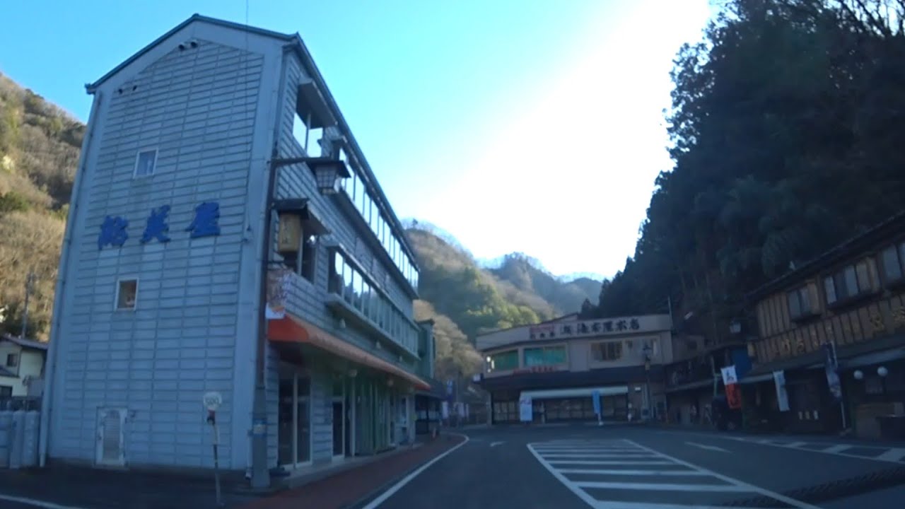 【茨栃福の旅】水戸市若宮一丁目、国道6号線(水戸街道)のすぐ側にある県営若宮アパートから久慈郡大子町袋田にある袋田の滝駐車場🅿️までドライブ🚗💨