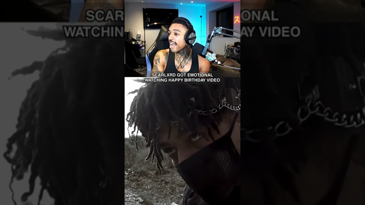 SCARLXRD получил эмоции, посмотрев видео с днем ​​рождения от LXRDFAM #scarlxrd #эмоциональный #т...