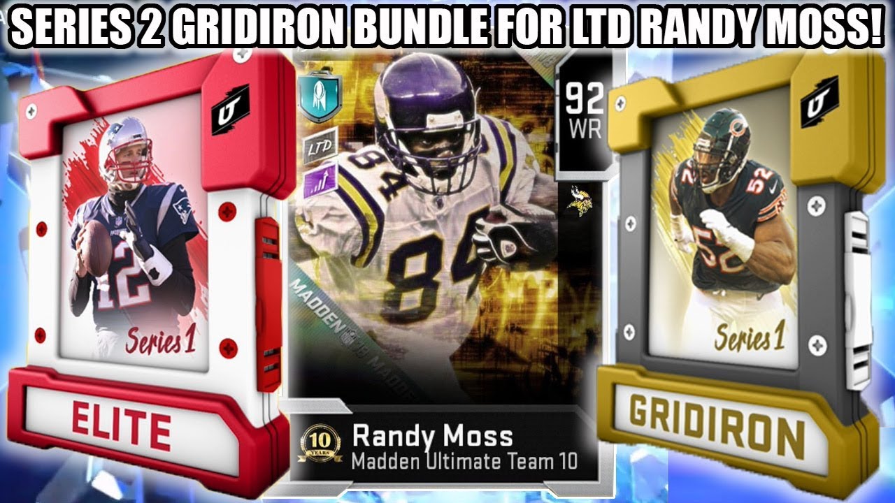 SERIES 2 GRIDIRON BUNDLE FOR LTD RANDY MOSS! BETTER PACK ODDS? | MADDEN 20 ULTIMATE TEAM