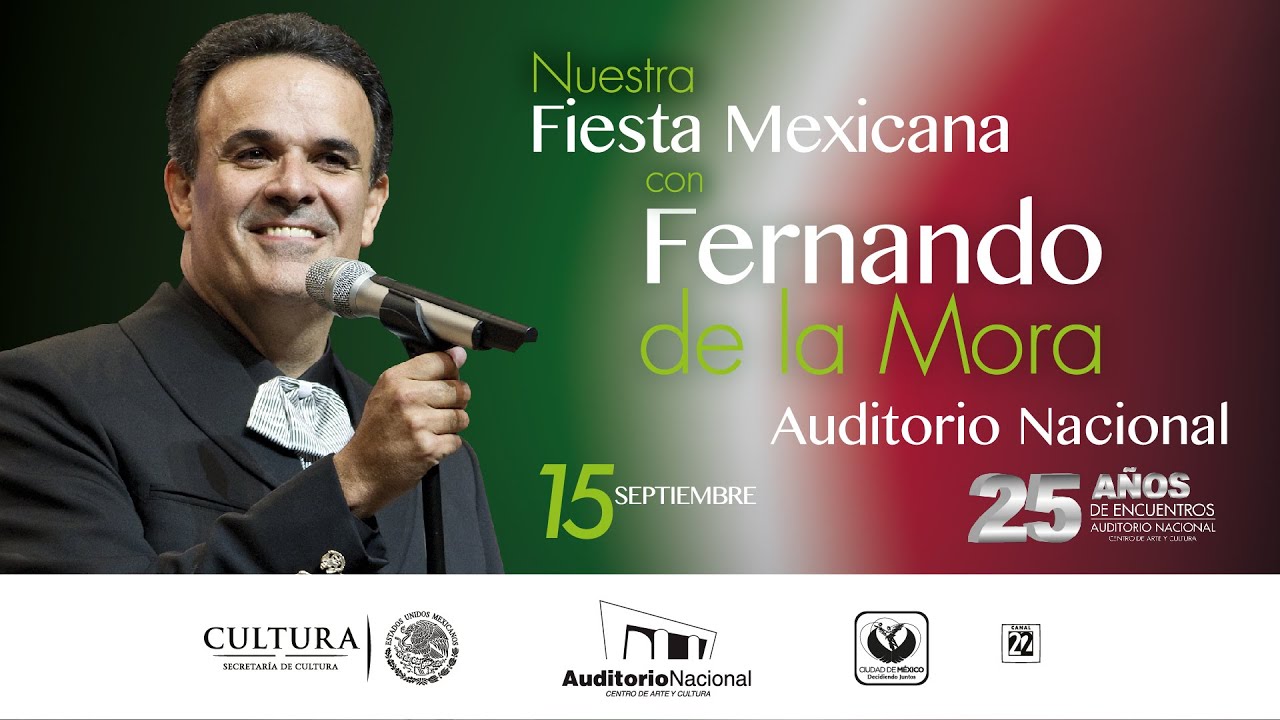 #NuestraFiestaMexicana con Fernando de la Mora