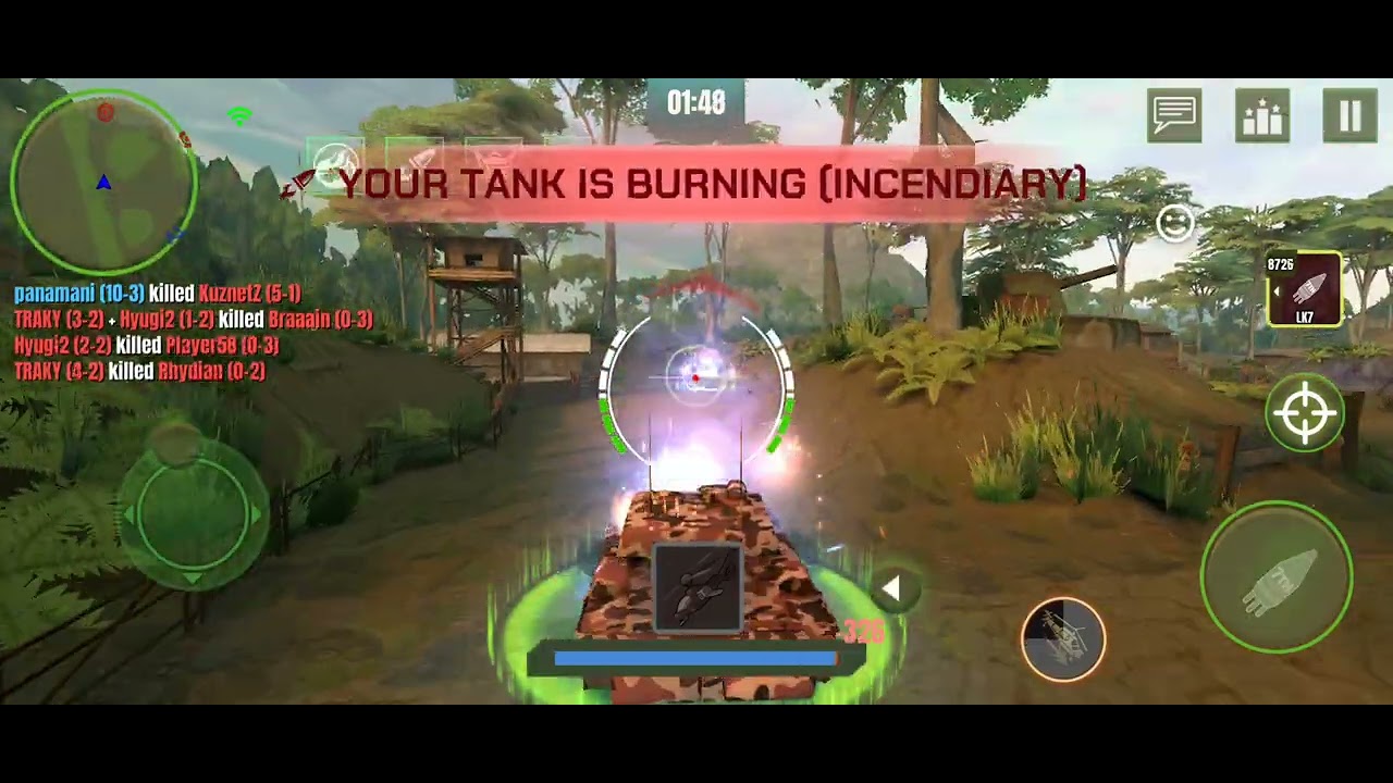 #kuznetz+ Traky vs.tank 43 level Panamani skill#warmachines#gaming #games #gameplay