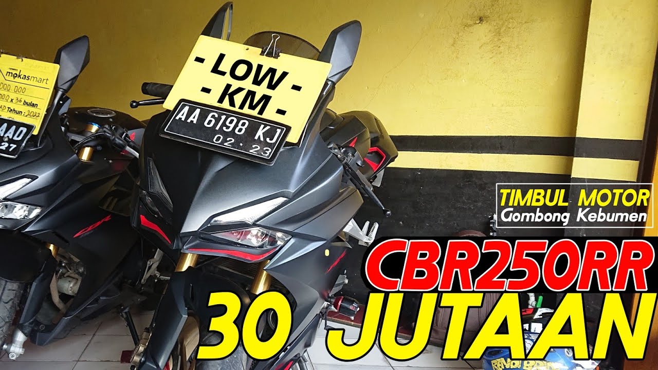 MURAH‼️CBR250RR BEKAS 30 JUTAAN KM RENDAH‼️Timbul Motor Gombong