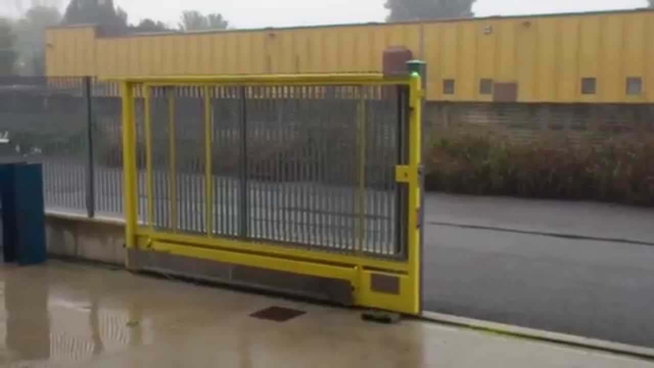 Telescopic Gate running on single Track