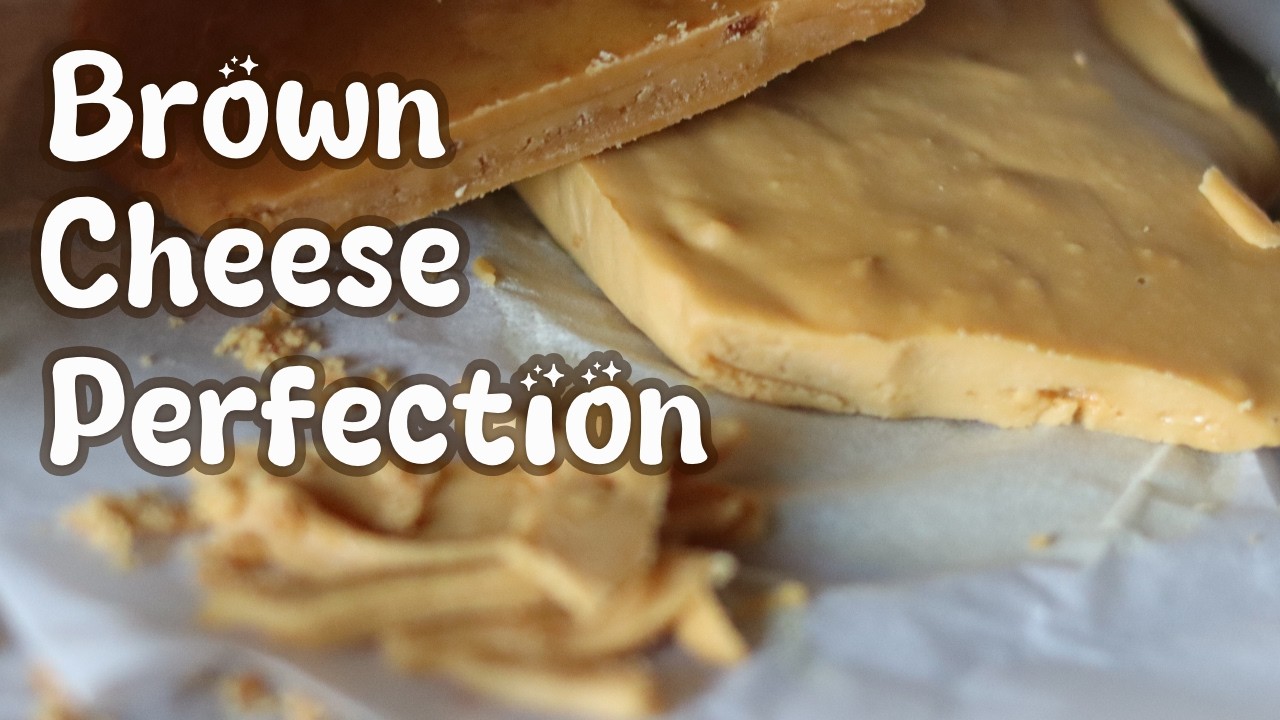 How to Make Norwegian Brunost at Home | Sheep Milk Based Brown Cheese Recipe
