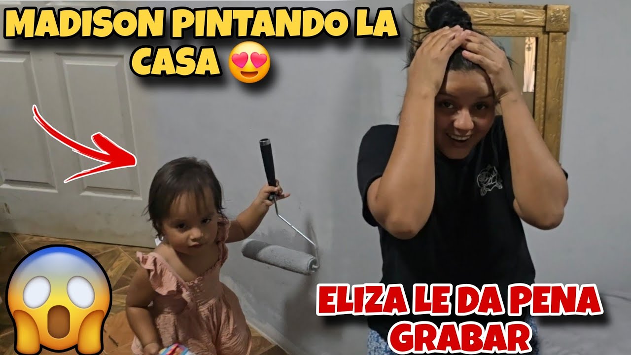 Eliza Ya le Da pena Grabar,😱😭🙃 Madison anda los Animos al 100%😍😱🇸🇻