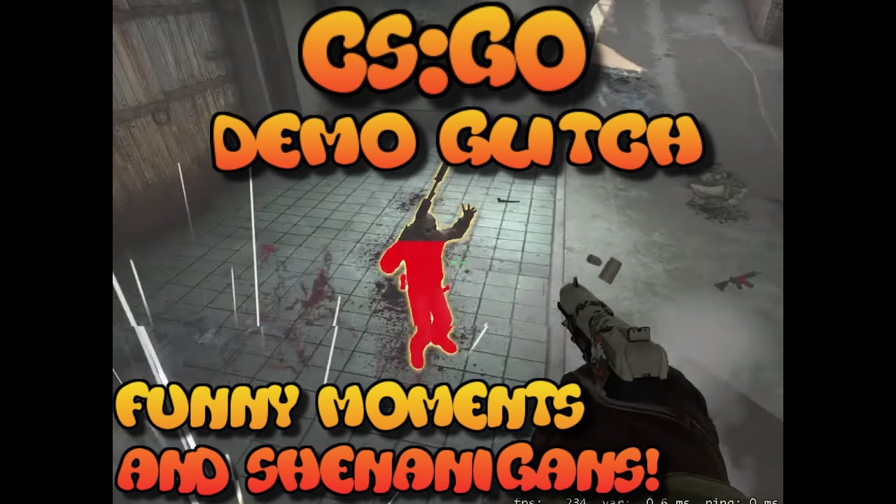 FUNNY DEMO GLITCH CSGO!  CS:GO Funny Moments and Shenanigans #3!