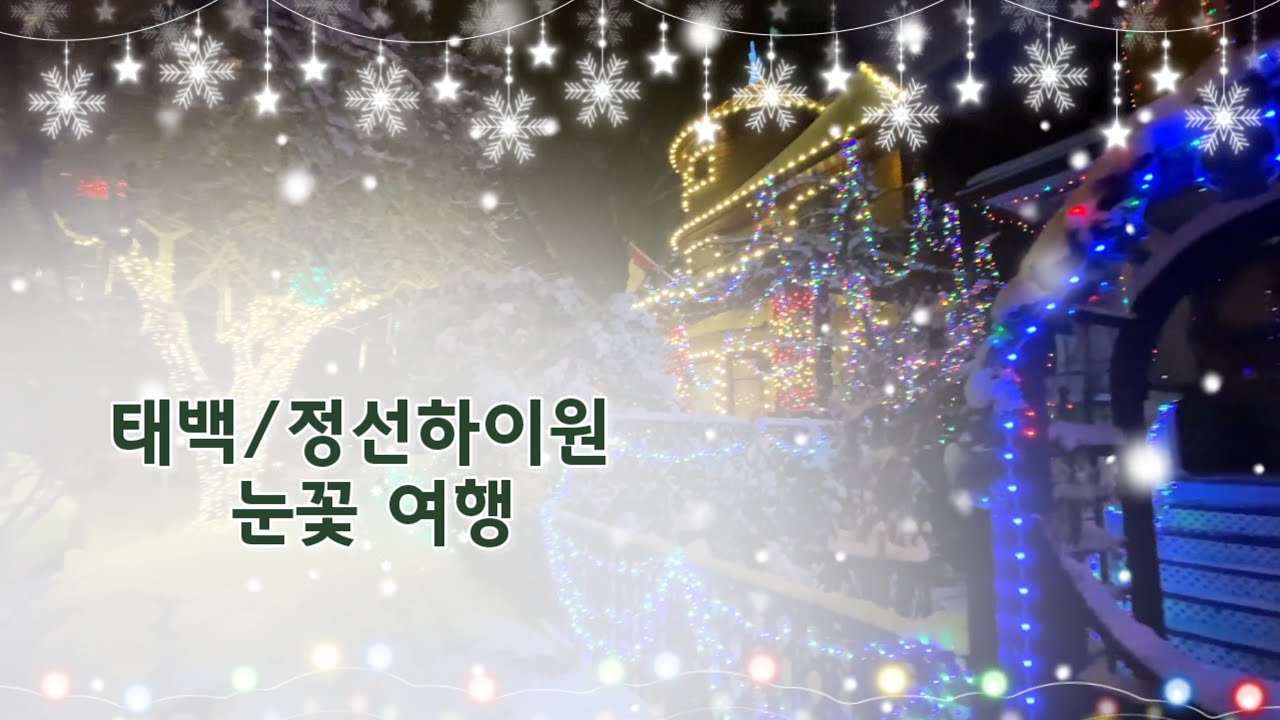 강원도 태백/정선 눈꽃여행