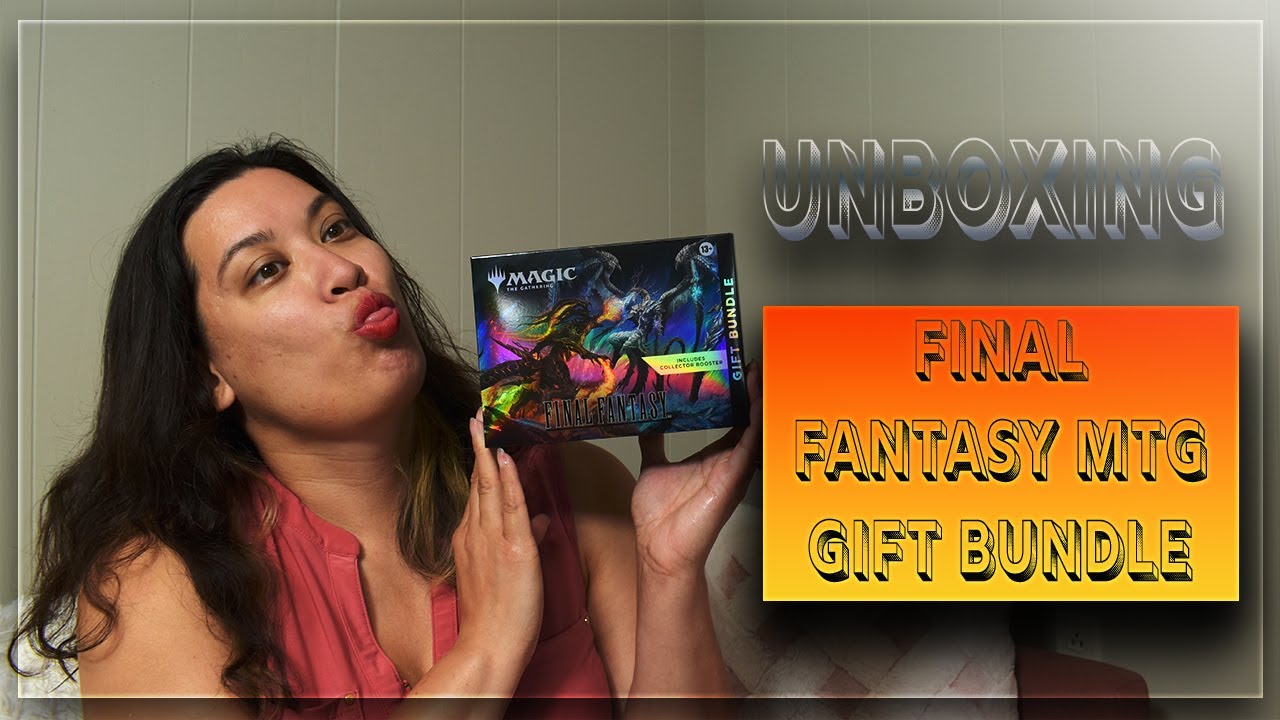 Unboxing the Final Fantasy MTG Gift Bundle!