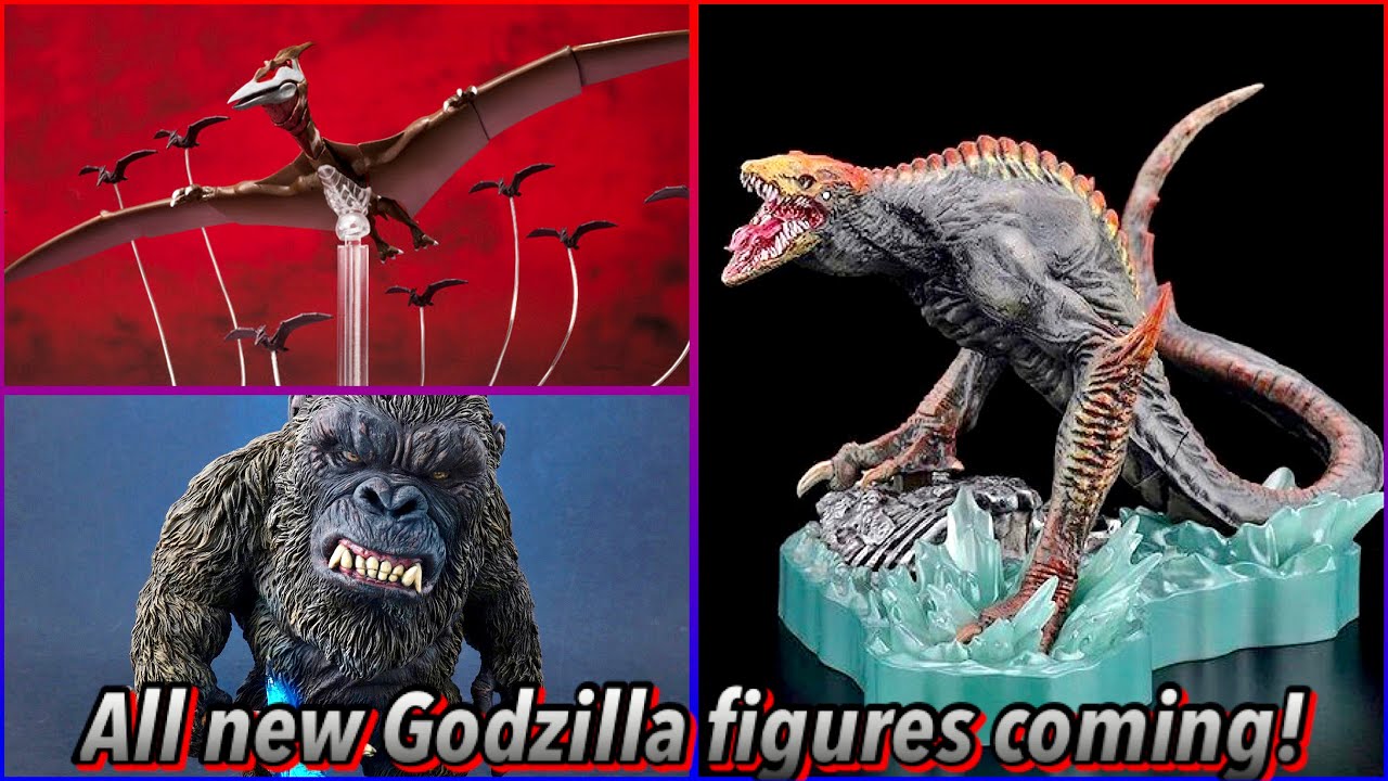 New S.H.Monsterarts Rodan & Godzilla Vs Kong Set Pack with Skull crawler - Mechagodzilla-2021. ￼