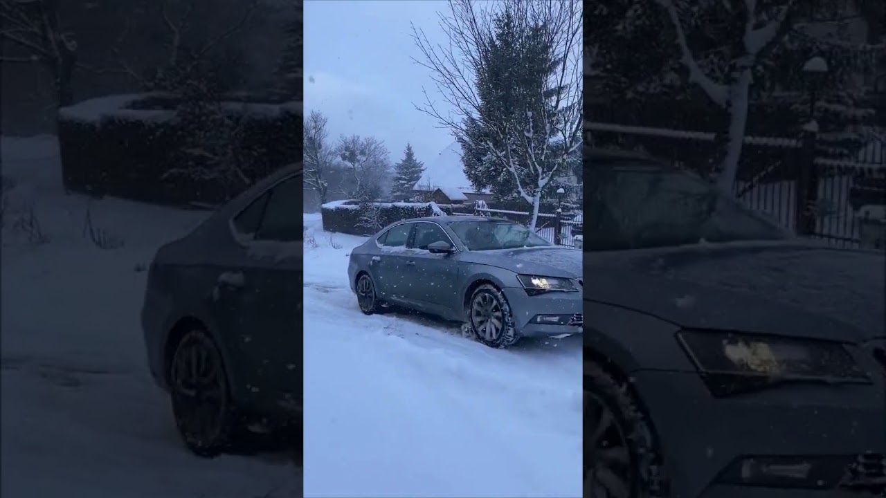 SuperB III 190HP DSG 4x4 Haldex Snow test