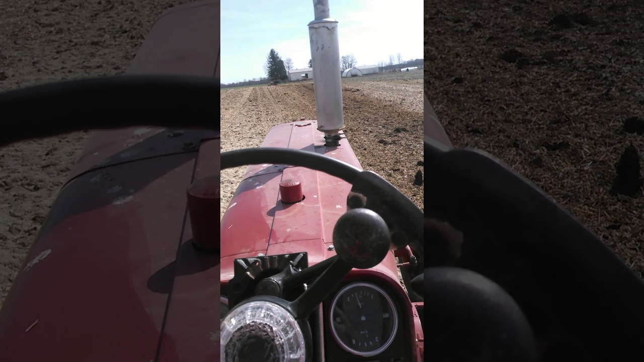 Farmall 806 gas spreading manure with international 550 spreader