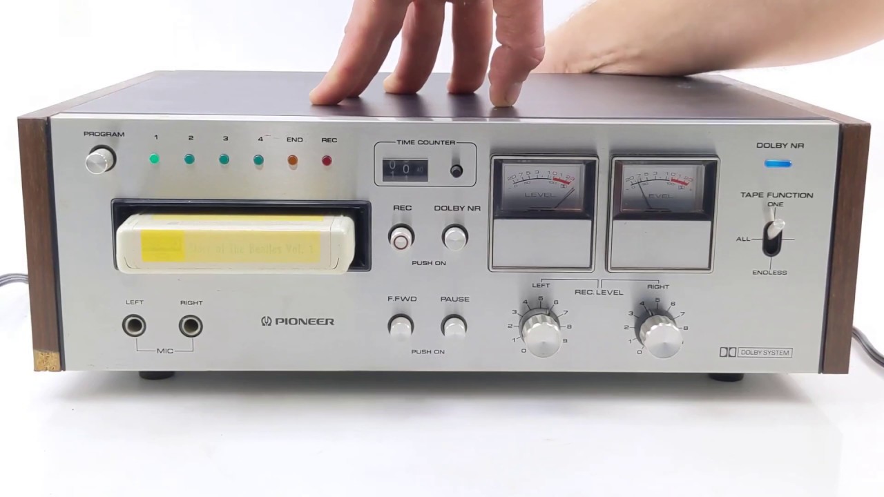 Vintage Pioneer RH-65 8 Track Tape Recorder w Dolby NR Made in Japan
