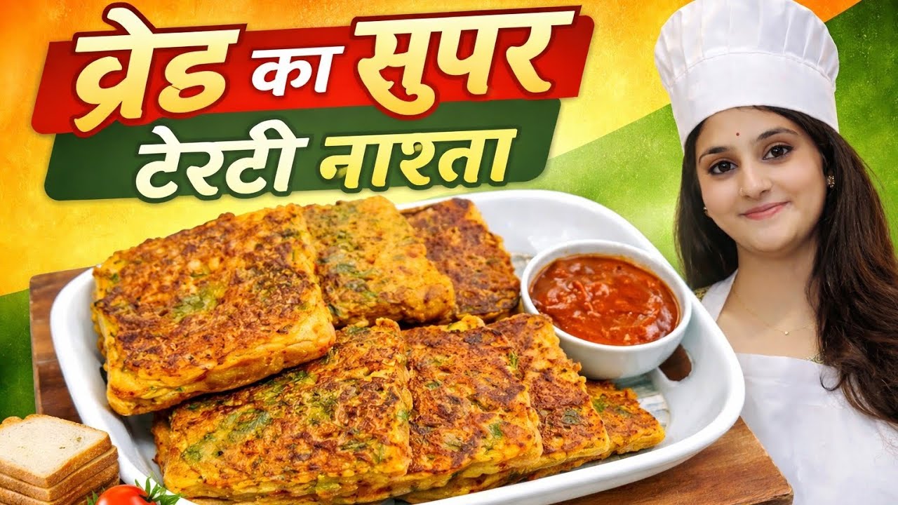ब्रेड से बना 10 मिनट का झटपट नाश्ता | Bread Breakfast Recipe | Tasty & Easy