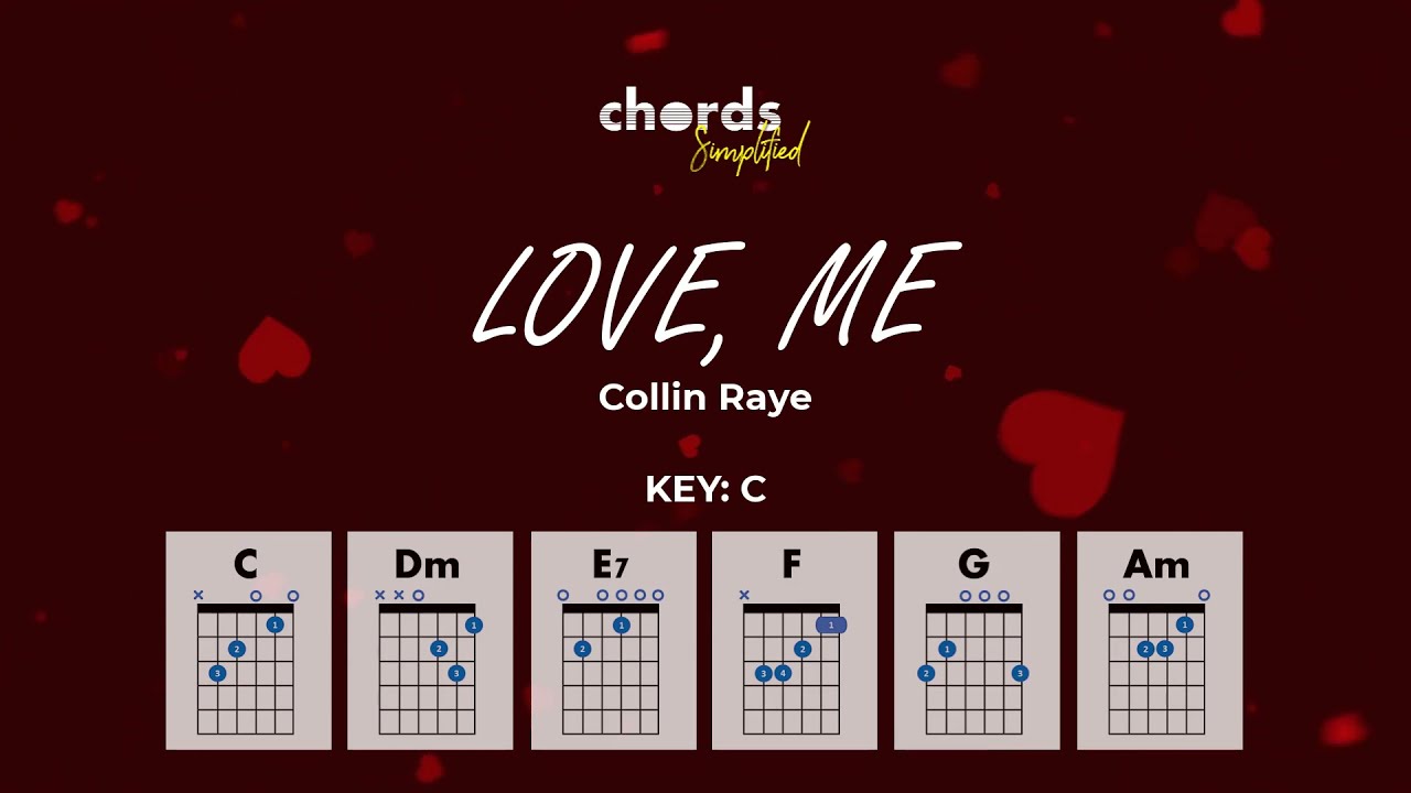 Love Me &ndash; Collin Raye (Lyrics & Guitar Chords)