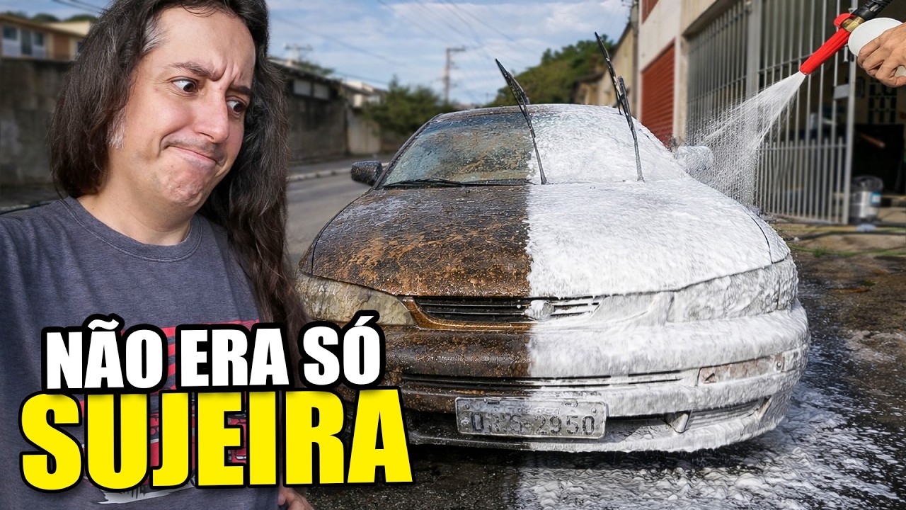 LAVEI O SUBARU ABANDONADO... E ENCONTREI UM PROBLEMA 😅