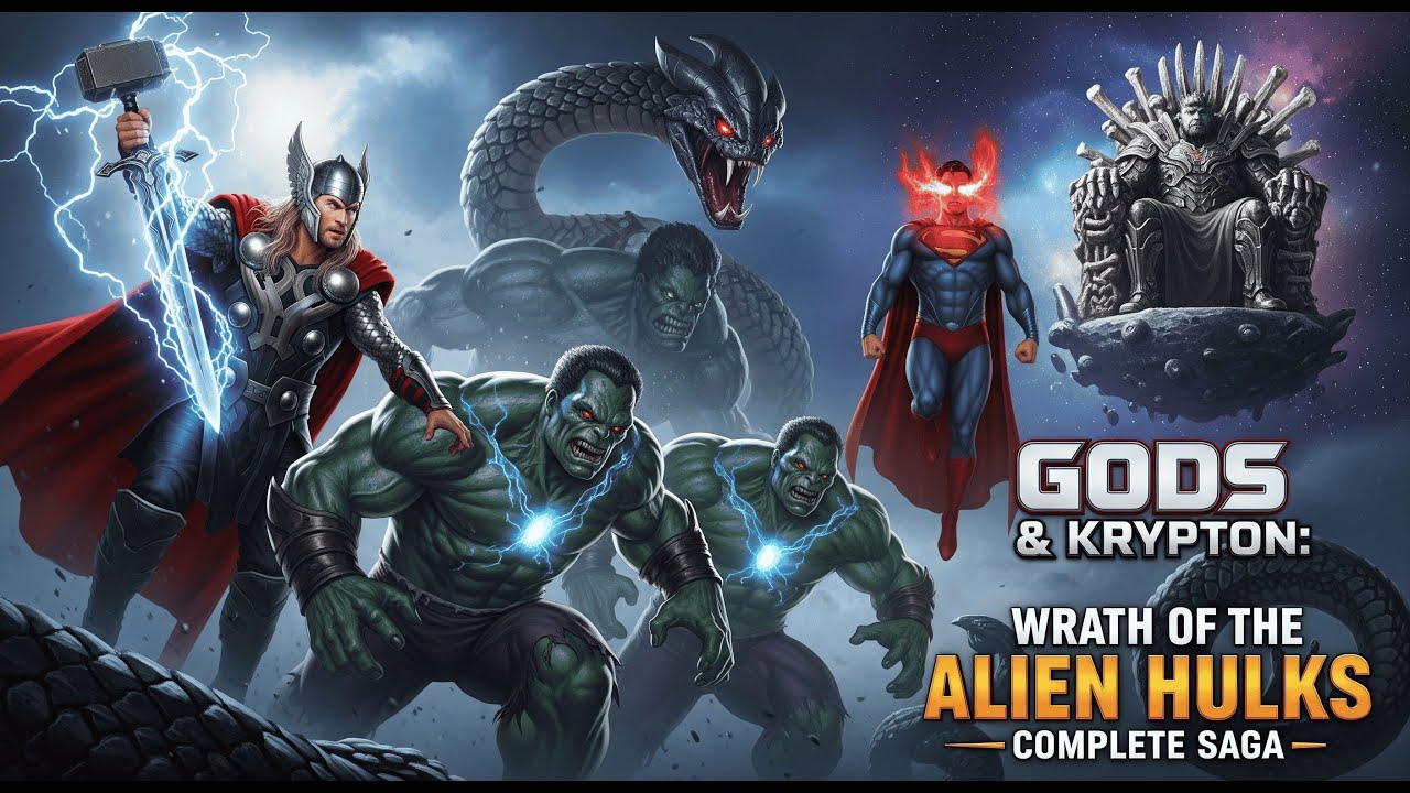 Gods & Krypton: Wrath of the Alien Hulks | Epic Thor & Superman Showdown
