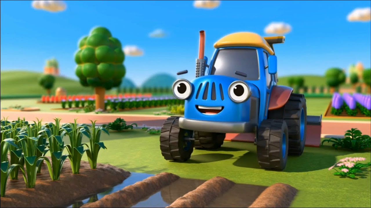 Вясёлы Трактар і Дажджык — Добрая Гісторыя для Дзетак 🚜🌧️ #youtubekids