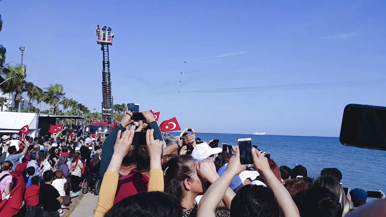 23 Nisan 2018 Türk Yıldızları Mersin - The Turkish Stars