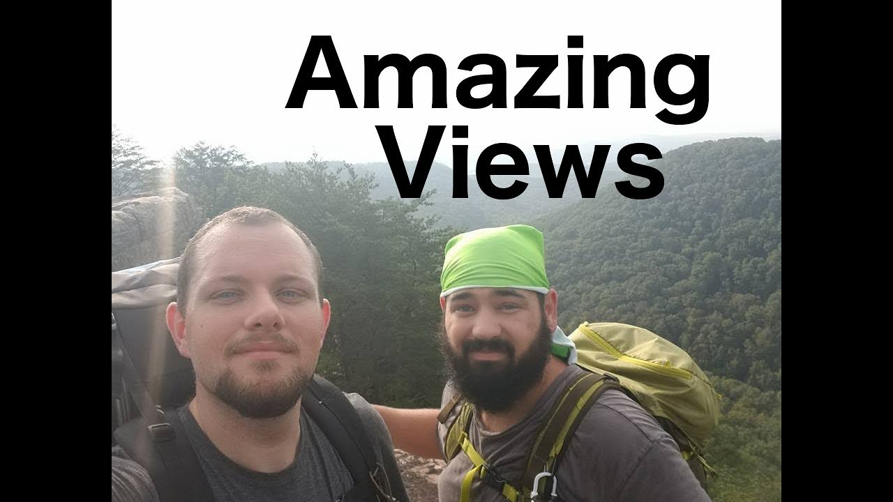 Hiking to amazing views at Laurel Snow SNA section of the Cumberland Trail