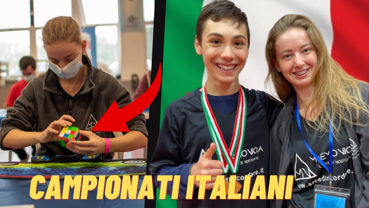 GAREGGIO CON I CUBI DI RUBIK AI CAMPIONATI ITALIANI 2021
