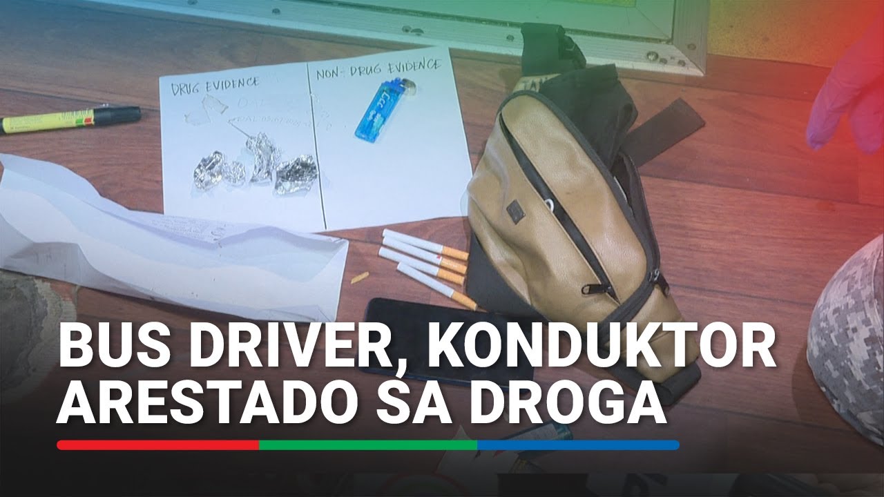 Bus driver, konduktor arestado sa droga | ABS-CBN News
