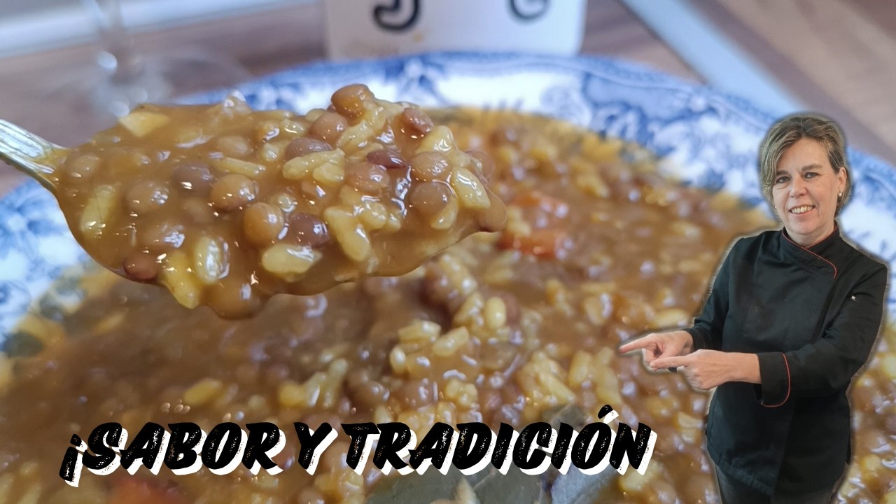 ¡Lentejas con Arroz Como Nunca Antes Lo Habías Probado!😍🥄