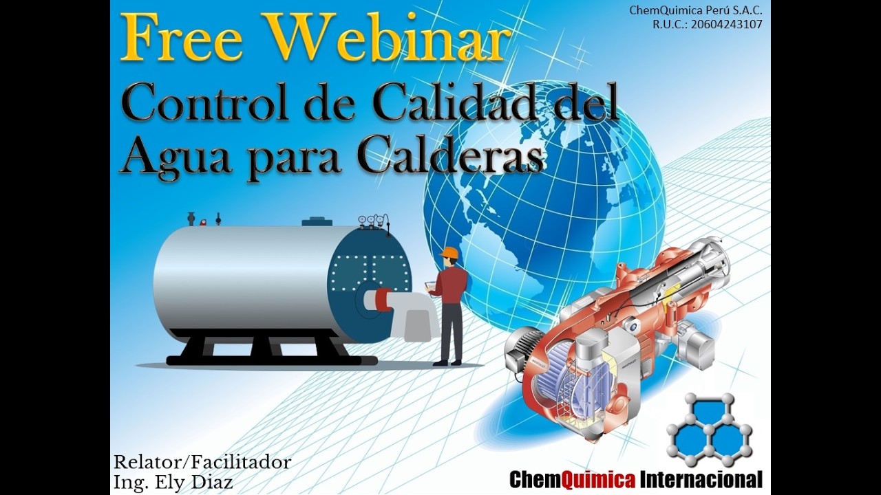 1er Free Webinar: Control de Calidad del Agua para Calderas; Febrero 2026