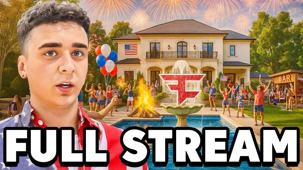WE HOSTED THE BIGGEST 4th OF JULY PARTY! | FULL STREAM
