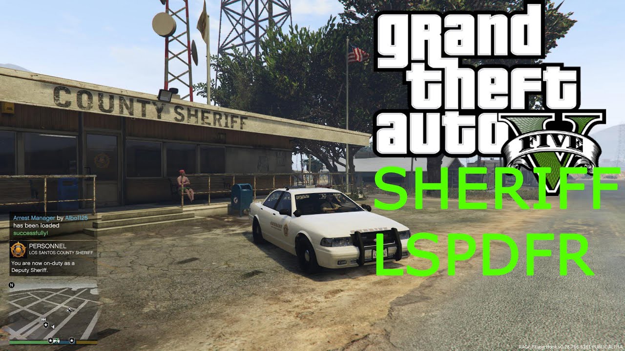 GTA5(V) LSPDFR (Polizei Mod) - SHERIFF Dariush sichert Blaine COUNTY | (60FPS) trainTeacher