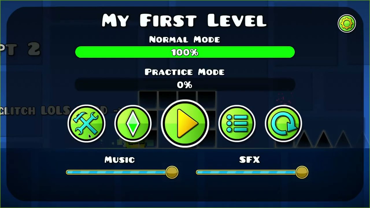 my first geometry dash video! (this was 7 years ago!!!)