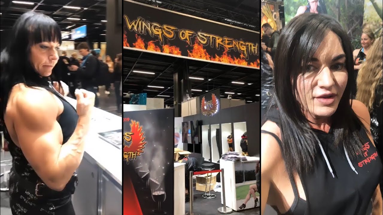 Fibo 2019 - Day 1 - IFBB Pros Helle Trevino & Irene Andersen